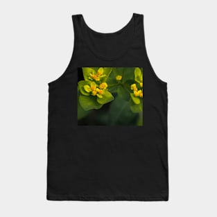 Flowers in yellow Tank Top